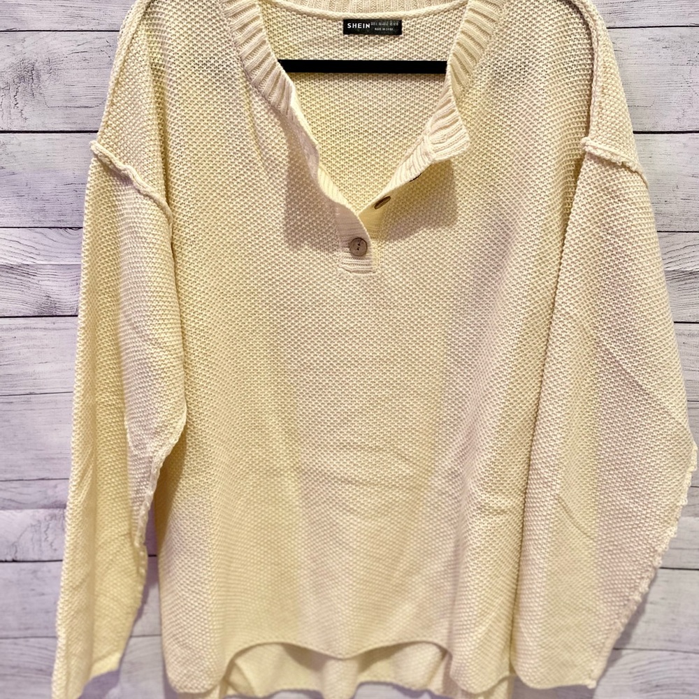 SHEIN drop shoulder sweater